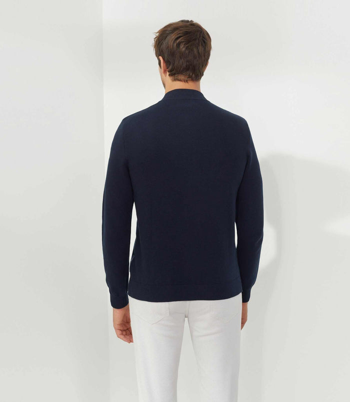 izac Gilet full zip style campus marine "Forbertout"