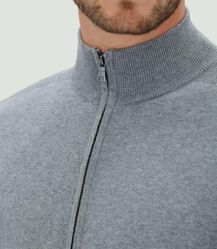 Izac Gilet Gris Chiné "Lael"