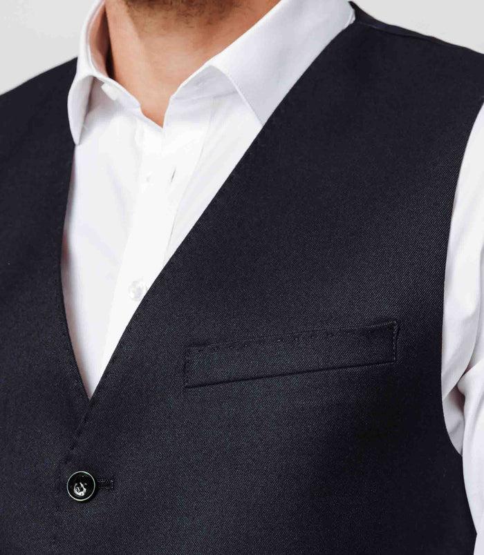 Izac Gilet Navy Esprit Flanelle Bleu