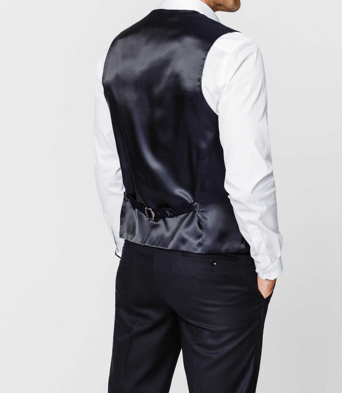 Izac Gilet Navy Esprit Flanelle Bleu