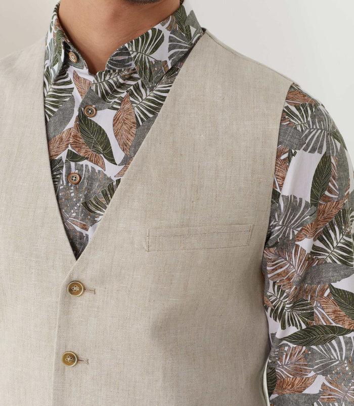 Izac Gilet Ville Beige "Lazur"