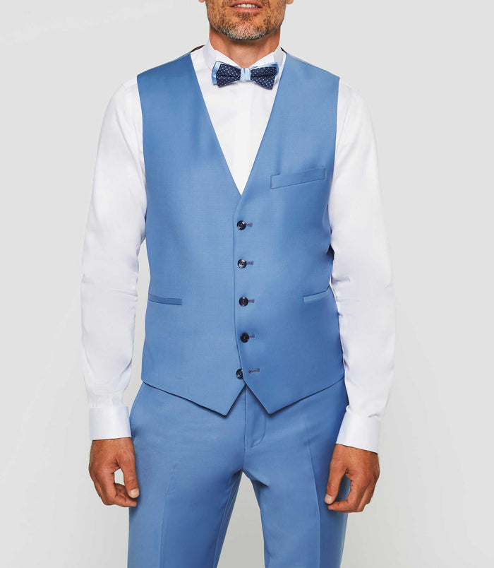 Izac Gilet Ville Bleu Ciel "Jfavori"