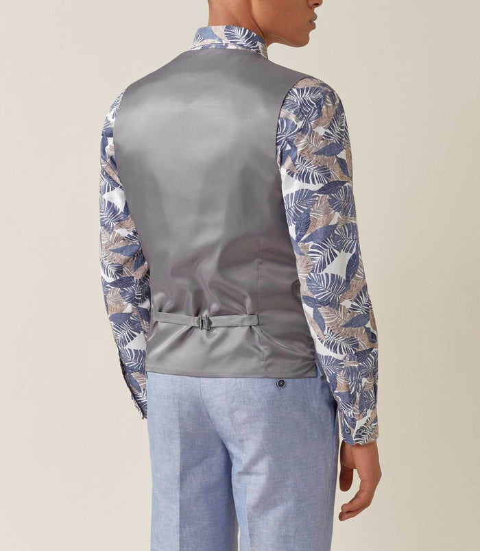 Izac Gilet Ville Bleu-clair "Lazurro"