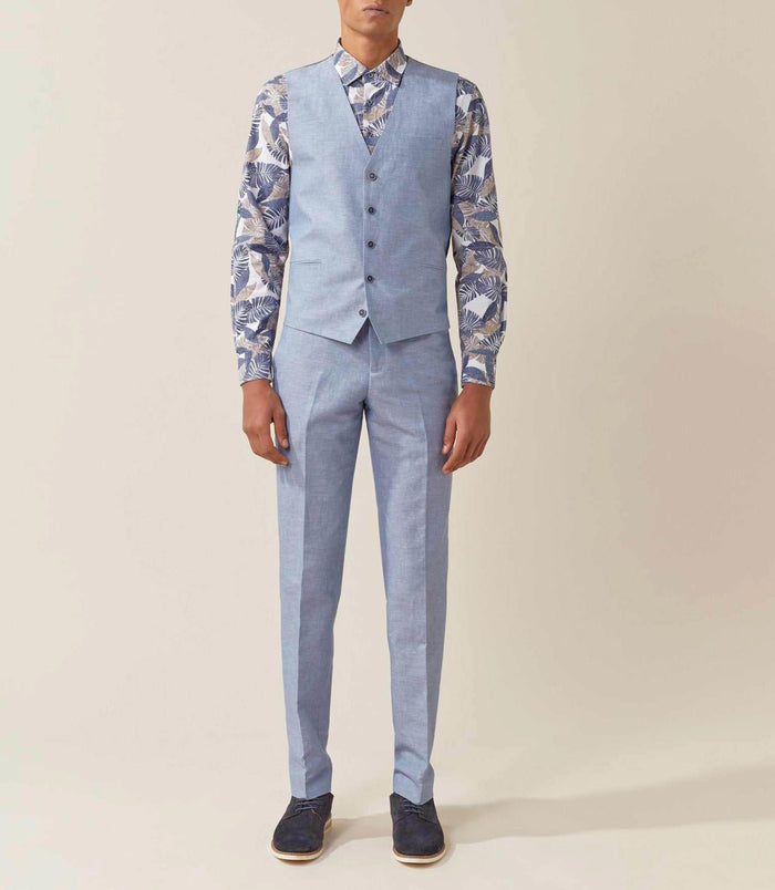 izac Gilet ville bleu-clair "Lazurro"