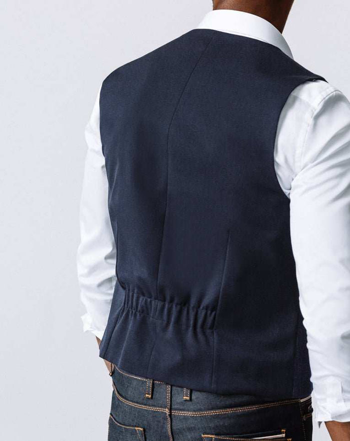 izac GILET VILLE CHEVRON NAVY