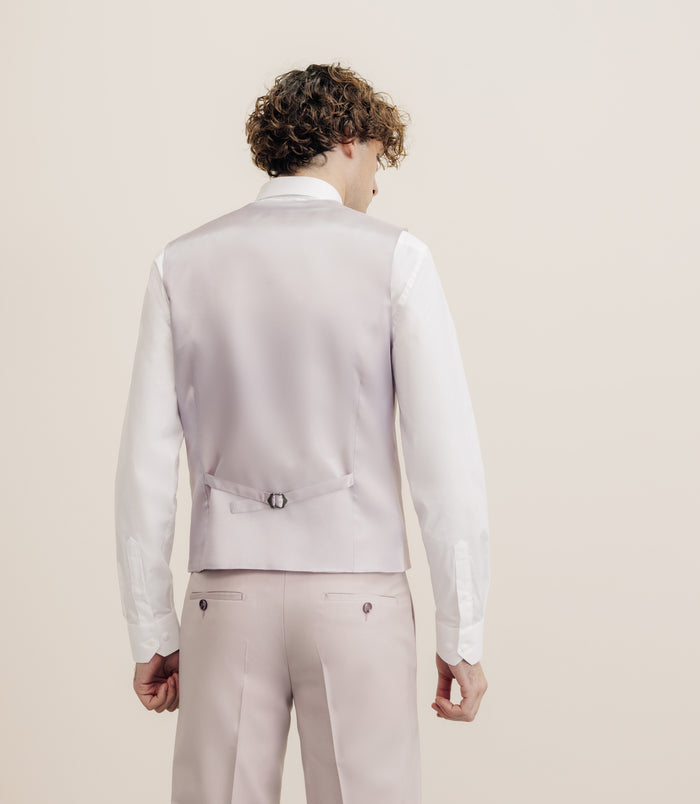 Izac Gilet Ville En Laine Majoritaire Rose