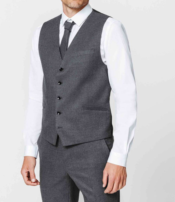 izac Gilet ville gris esprit flanelle