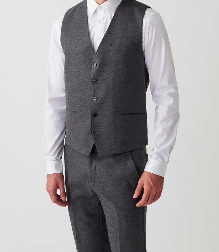 Izac Gilet Ville Gris Foncé "Oveloute"