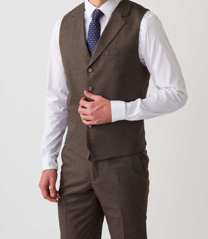 Izac Gilet Ville Marron "Otetu"
