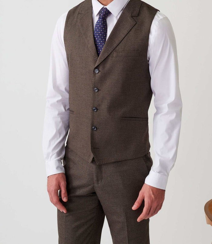 Izac Gilet Ville Marron "Otetu"