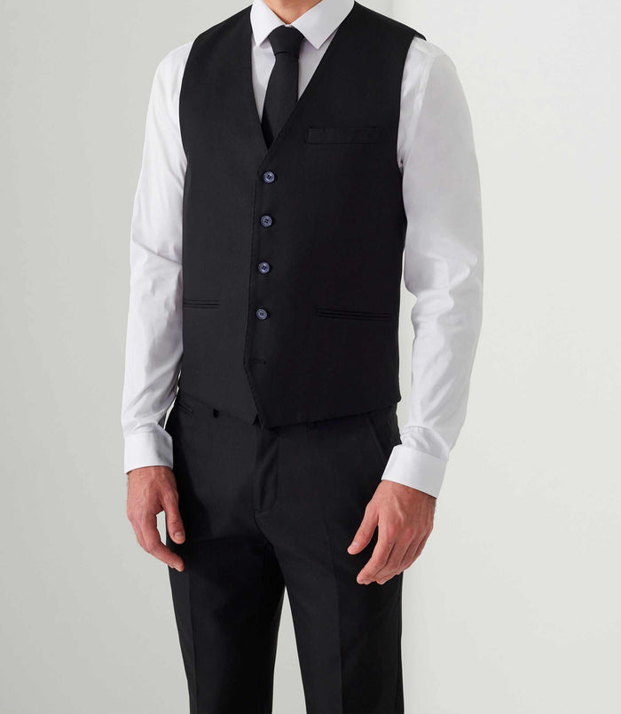 Izac Gilet Ville Noir "Oveloute"