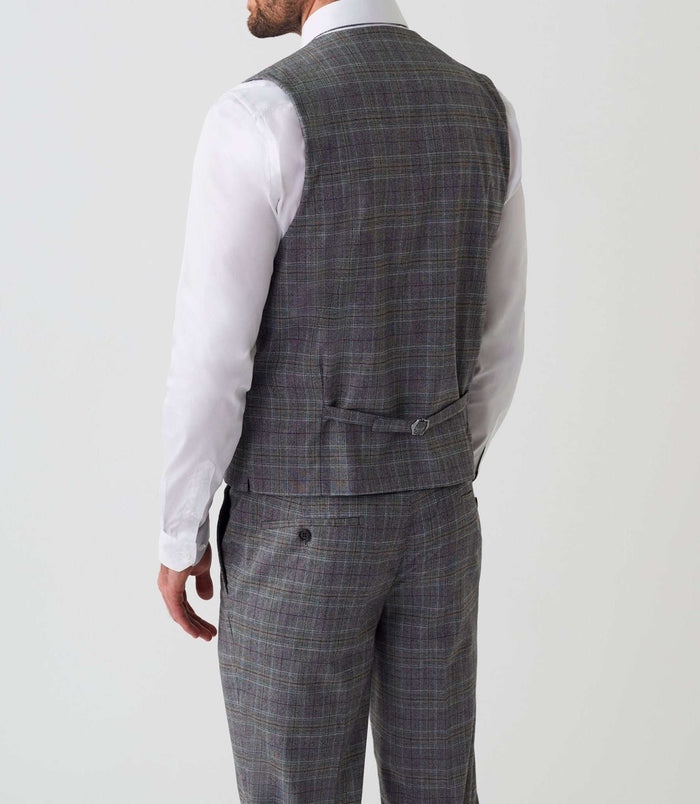 Izac Gilet Ville Prince De Galles Gris "Ovintage"