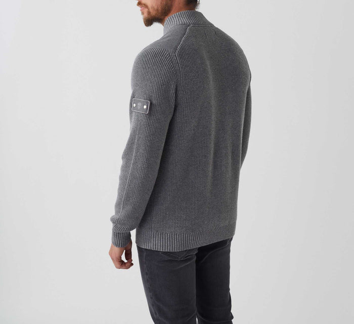 Izac Gilet Zippé Gris "SWsami"