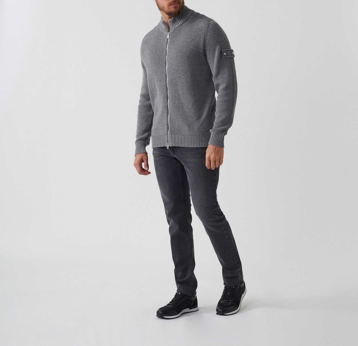 izac Gilet zippé gris "SWsami"