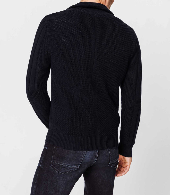 Izac Gilet Zippé Marine