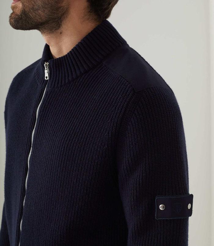 Izac Gilet Zippé Marine "SWsami"