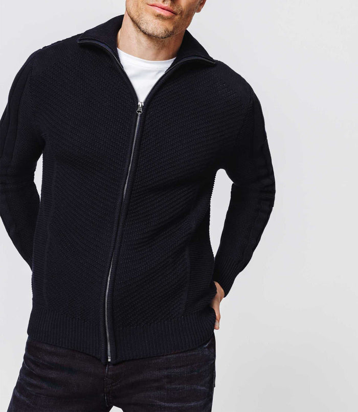 izac Gilet zippé marine