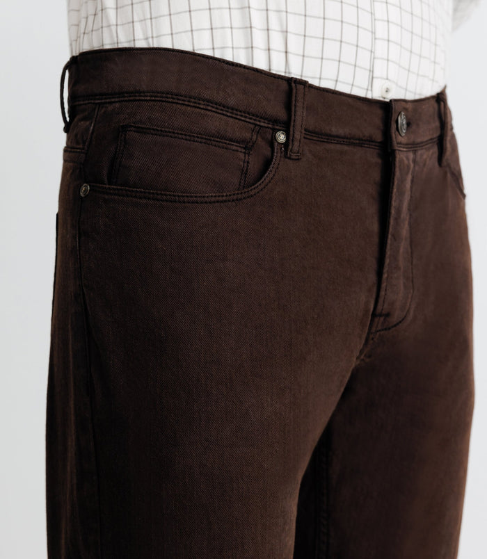 Izac Jean 5 Poches Marron