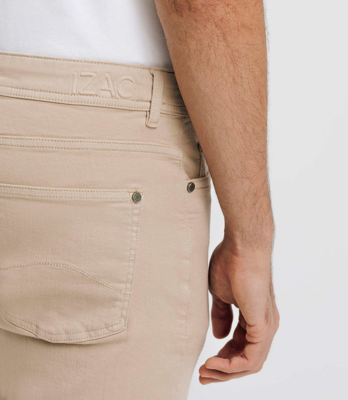 Izac Jean Confortable Beige