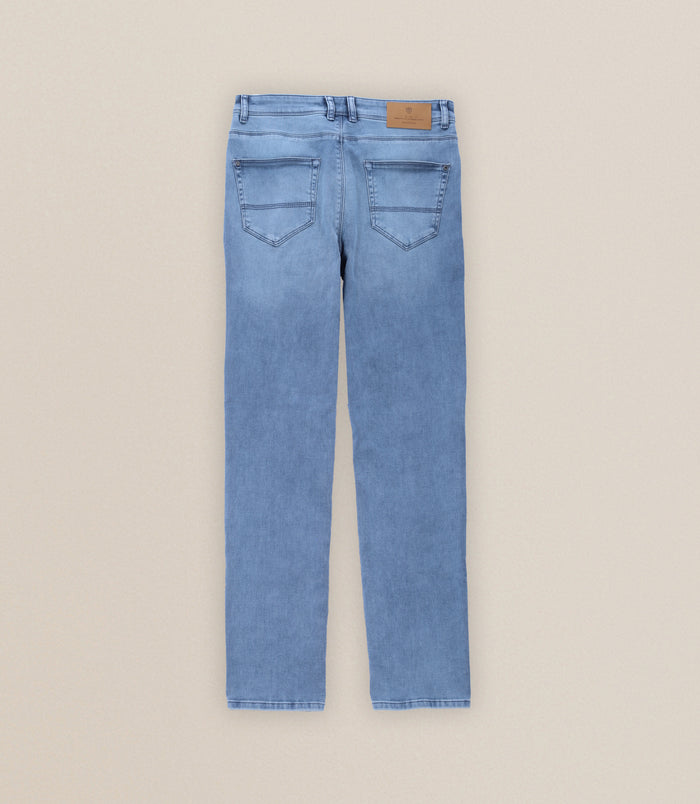 Izac Jean Coupe Slim Bleached