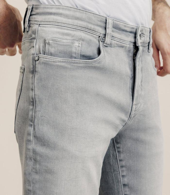 Izac Jean Coupe Slim Gris