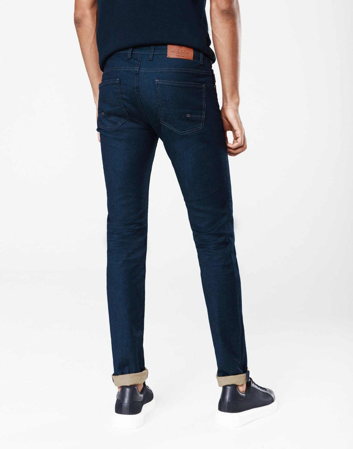 Izac Jean Enduit Bleu Gris