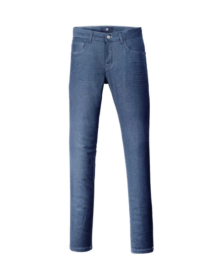 Izac Jean Enduit Bleu Gris