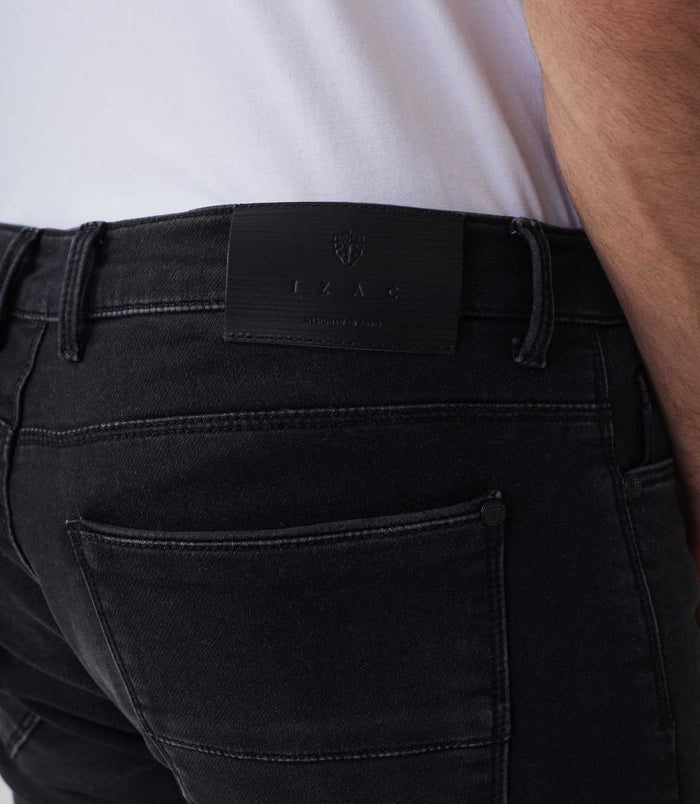 Izac Jean Molleton Super Slim Noir "Loyal"