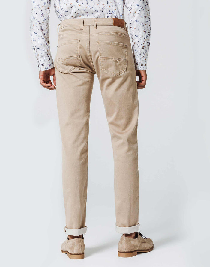 Izac Jean Power Stretch Beige