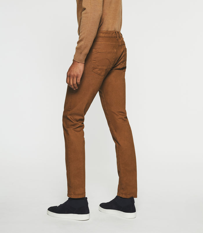 Izac Jean Slim 5 Poches Camel ELEGANCE