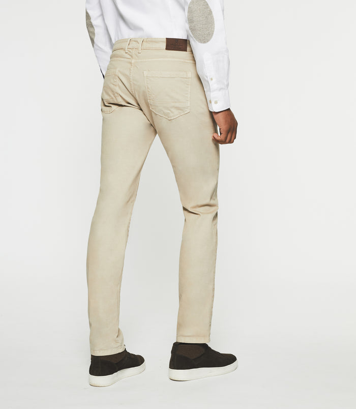 Izac Jean Slim 5 Poches Mastic ELEGANCE