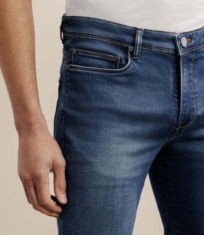 Izac Jean Slim Bleu