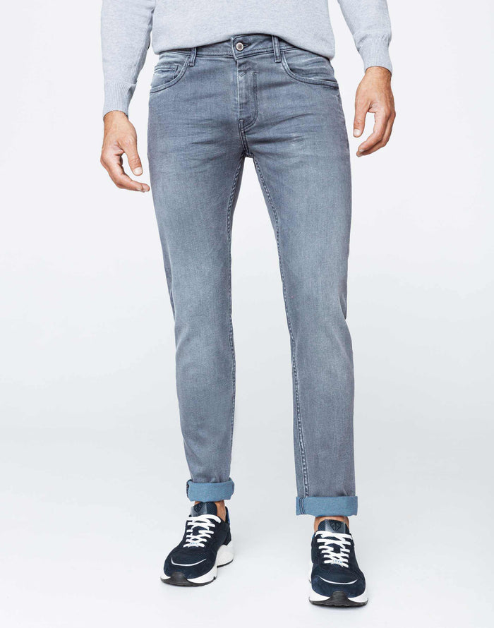 izac Jean slim bleu gris "Dogue"