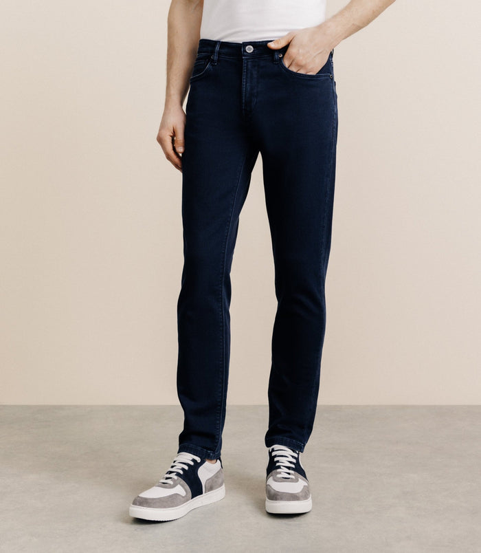 izac Jean slim bleu marine