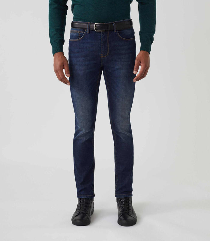 izac Jean slim bleu moyen "Lion"