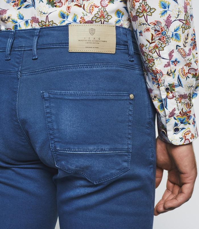 Izac Jean Slim Bleu "Tenace"