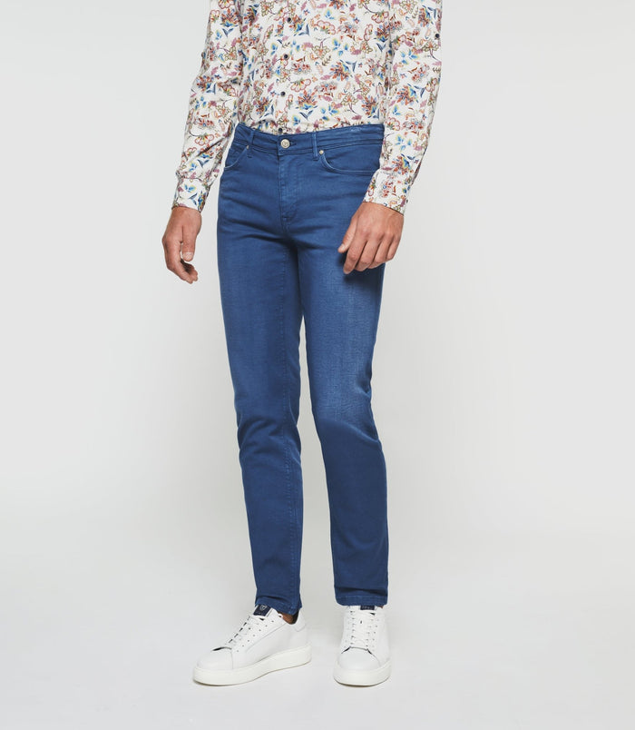 izac Jean slim bleu "Tenace"