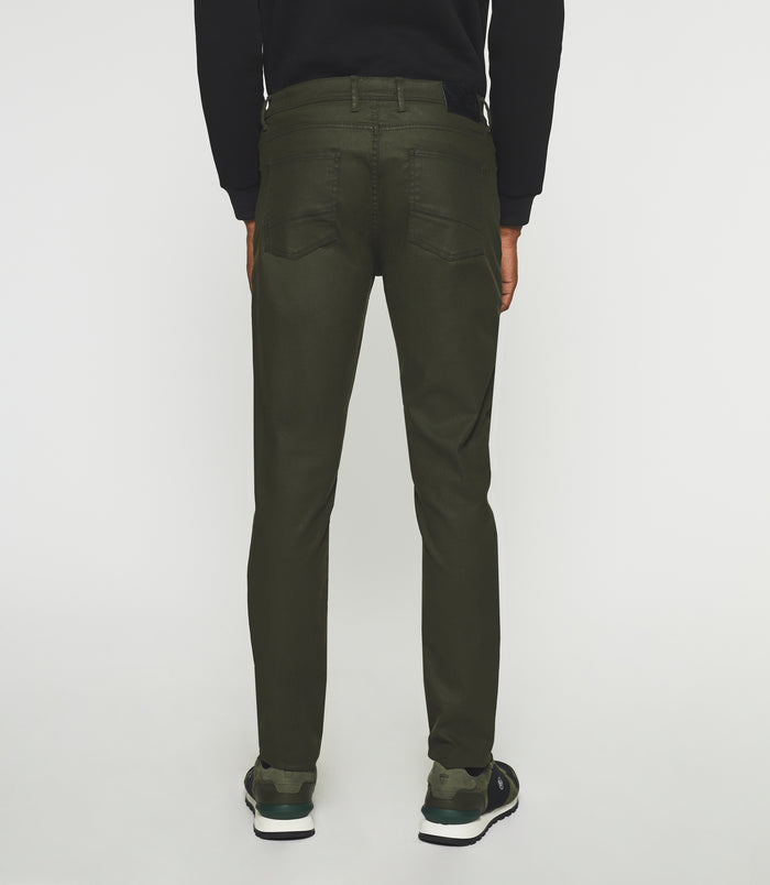 Izac Jean Slim Denim Enduit Kaki EROS