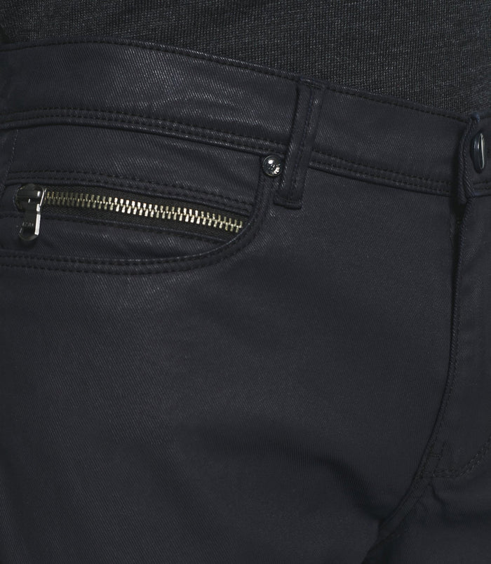 Izac Jean Slim Denim Enduit Marine ENDUIT