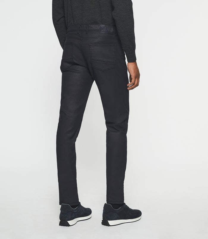 Izac Jean Slim Denim Enduit Marine ENDUIT