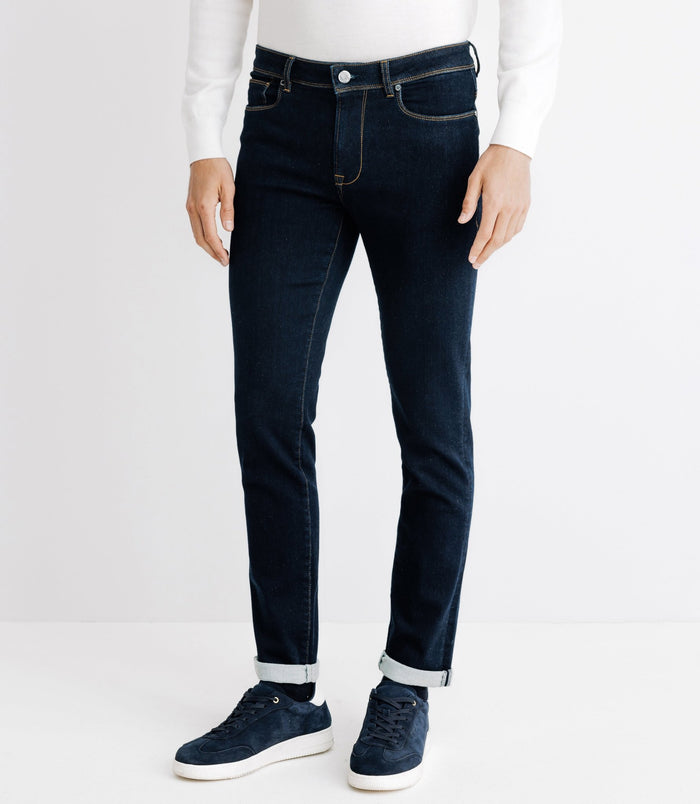 izac Jean slim en coton brut