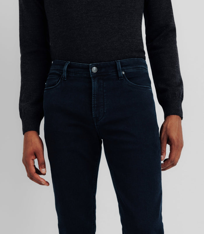 Izac Jean Slim En Coton Marine