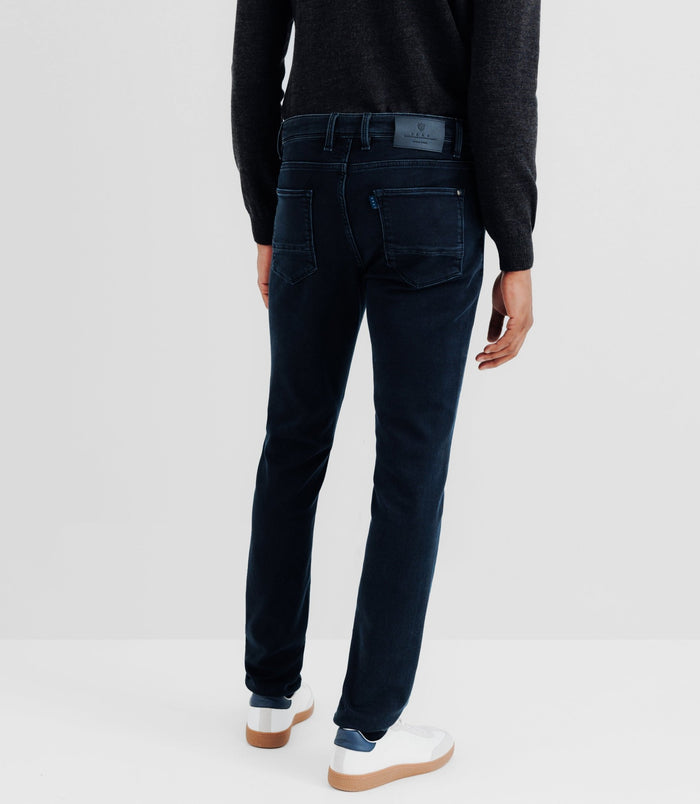 Izac Jean Slim En Coton Marine
