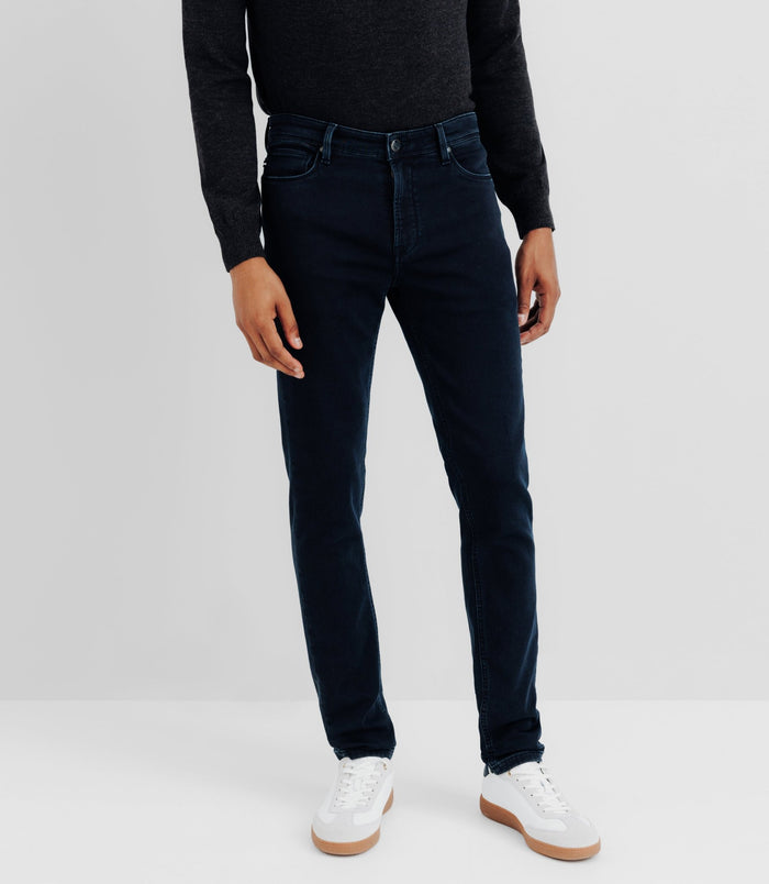 izac Jean slim en coton marine