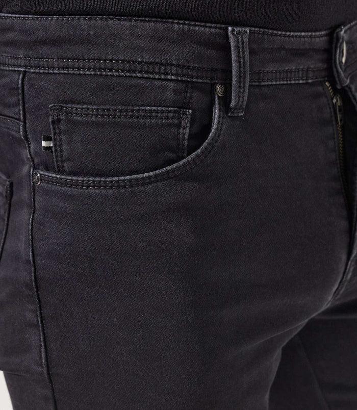 Izac Jean Slim En Molleton Noir