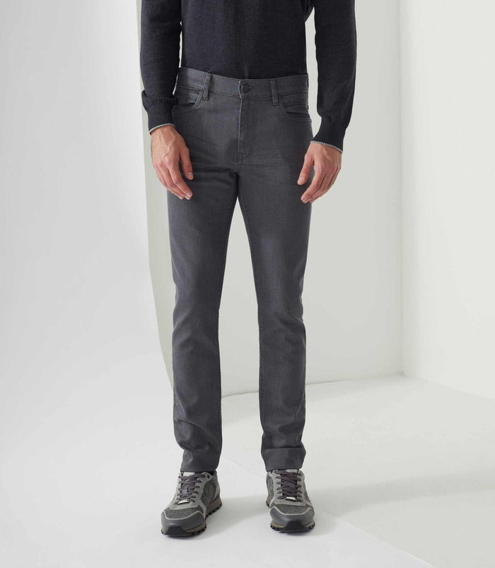 izac Jean slim gris-clair "Lio"