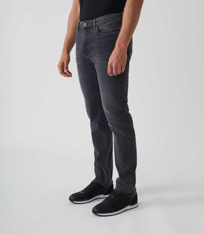 Izac Jean Slim Gris Moyen "Leon"