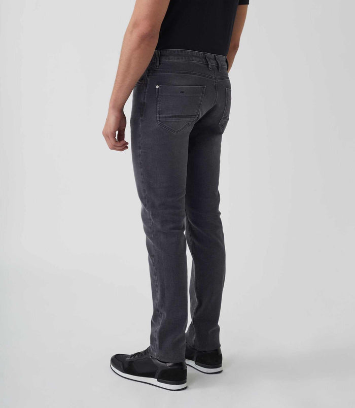 Izac Jean Slim Gris Moyen "Leon"
