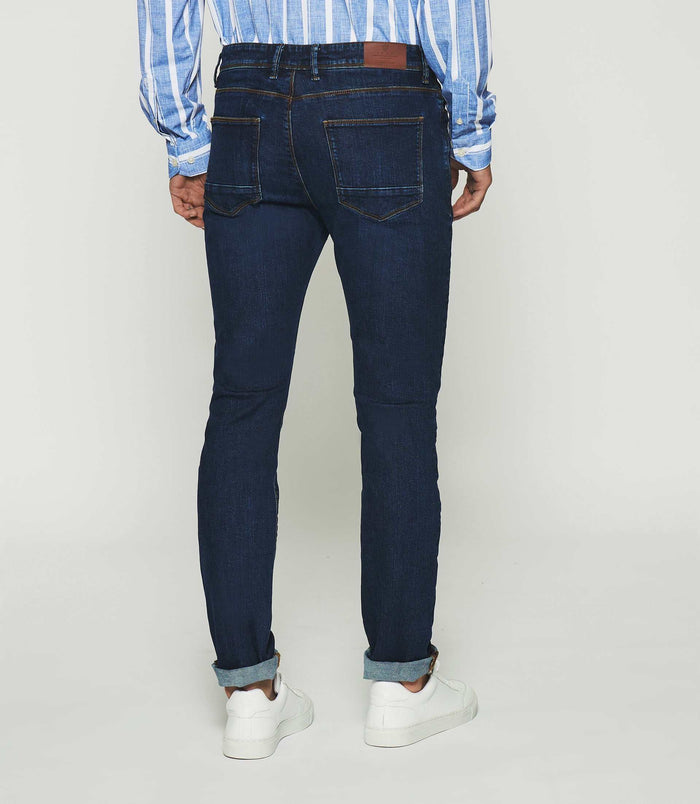 Izac Jean Slim Hydroless Permanent Bleu Moyen TEO