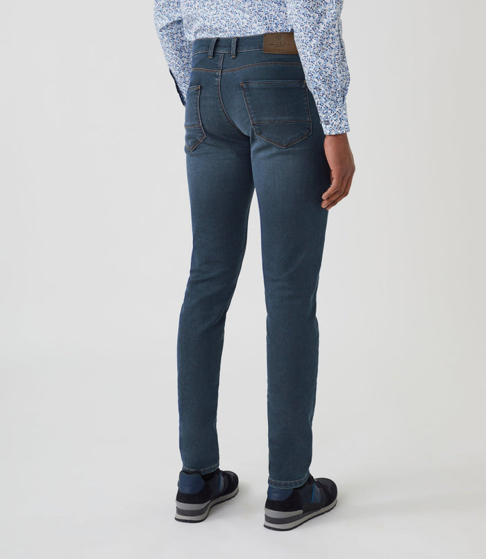 Izac Jean Slim Molleton Bleu Moyen LOYALOUT